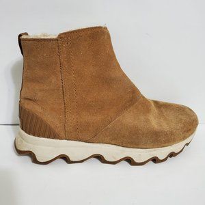 Sorel Kinetic Ankle Boots tan suede